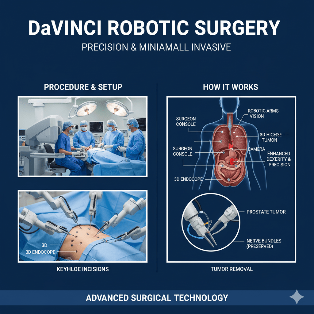 DaVinci Robotic surgery