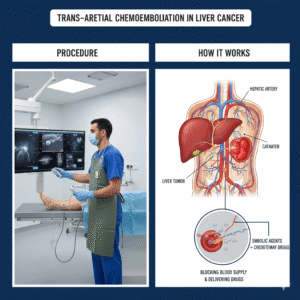 Trans-arterial Chemoembolization in liver cancer